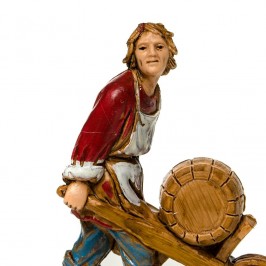 Man with Barrel for...