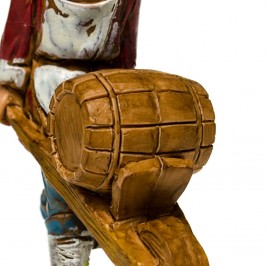 Man with Barrel for...