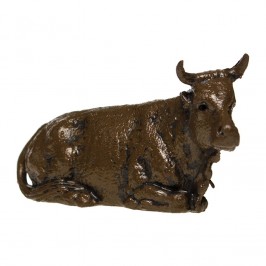 Seated Ox for Nativity 6 cm