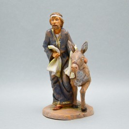 Shepherd with Donkey and...