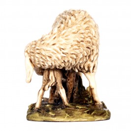 Sheep and Lamb in Resin Landi