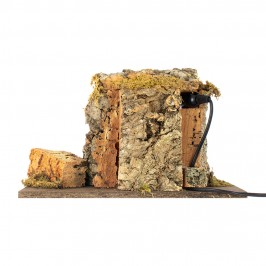 Hut with Light 33x18x23 cm