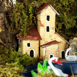 Pond with Swans Animated...