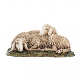 Sheep Sleeping in Resin Landi