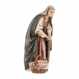 Old Woman with Cane Landi...