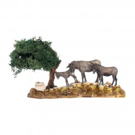 Group of Donkeys Landi 8 cm