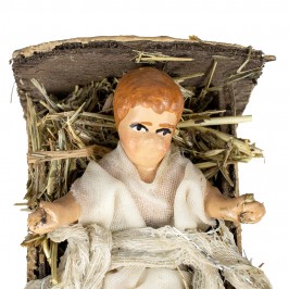 Baby Jesus in Terracotta 12 cm