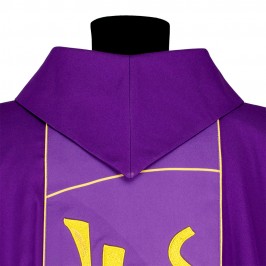 Chasuble with JHS Embroidery
