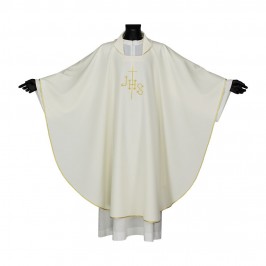 Chasuble with JHS Embroidery