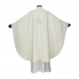 Chasuble with JHS Embroidery
