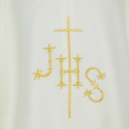Chasuble with JHS Embroidery