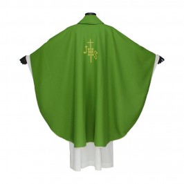 Chasuble with JHS Embroidery