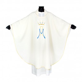 Marian chasuble in Polyester