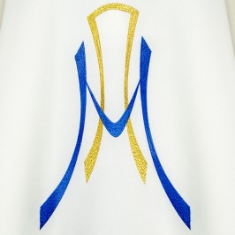 Marian chasuble in Polyester