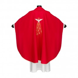 Red Chasuble Holy Spirit