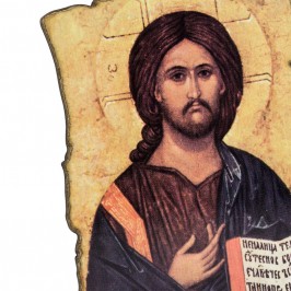 Picture in Wood Christ...