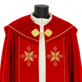 Cope with Embroidered Crosses