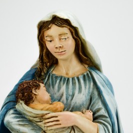 Statue of the Madonna with...