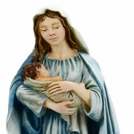 Statue of the Madonna with...