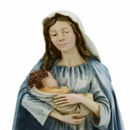 Statue of the Madonna with...