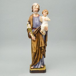 Statue of Saint Joseph with...