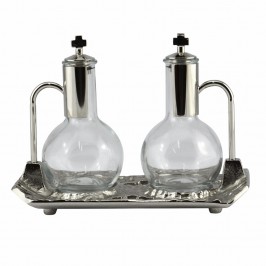 Glass Cruet Set