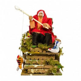 Animated Fisherman 8 cm
