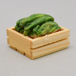 Wooden Crate with Lettuce