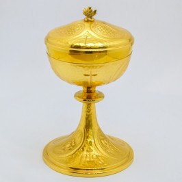 Ciborium in Golden Brass