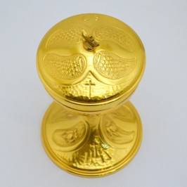 Ciborium in Golden Brass
