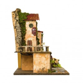 Nativity Scene with Lights