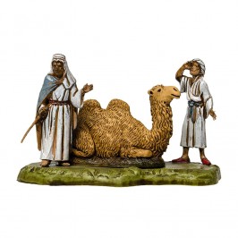 Camel Drivers and Seated Camel