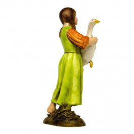 Young Girl with Goose Landi...
