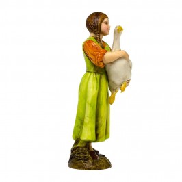 Young Girl with Goose Landi...
