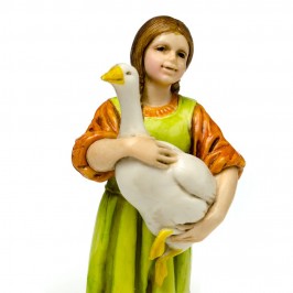 Young Girl with Goose Landi...