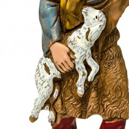 Man Holding a Lamb Landi