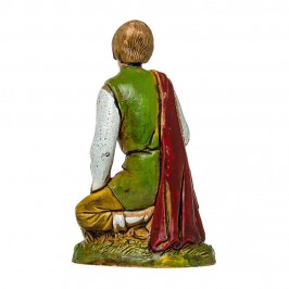 Man Kneeeling with Eggs