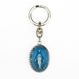 Enameled Keychain Our Lady...