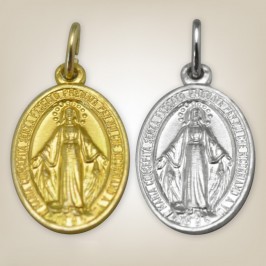 Miraculous Medal in Aluminium
