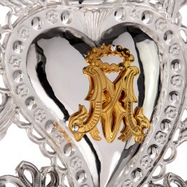 Votive Heart in Metal with...