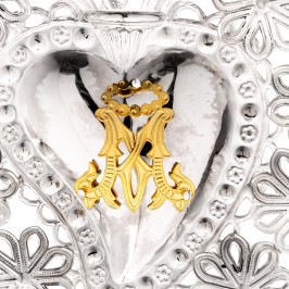 Marian Ex Voto in Silver