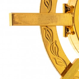 Monstrance shrine in brass