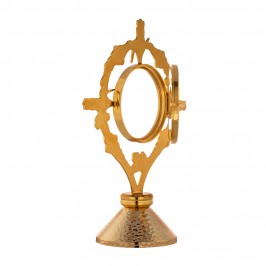 Monstrance shrine in brass