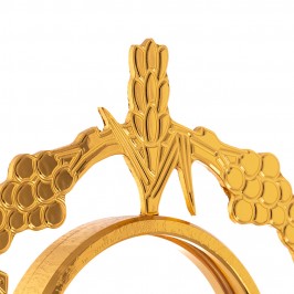 Monstrance shrine in brass