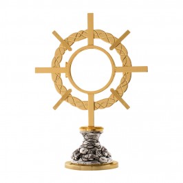 Monstrance shrine in brass