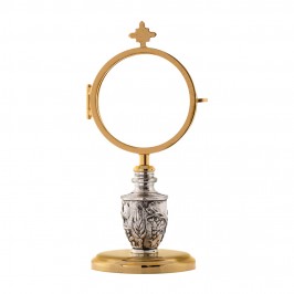 Shrine in gold plated brass...