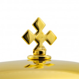 Ciborium in Golden Brass