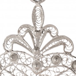 Ex-voto Heart in 800 Silver...