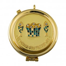 Brass Pyx with Bread and...