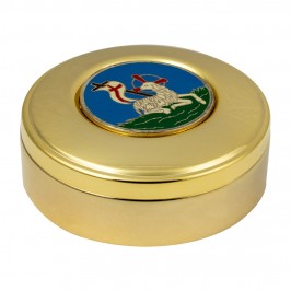 Host Pyx in Gold-plated Brass